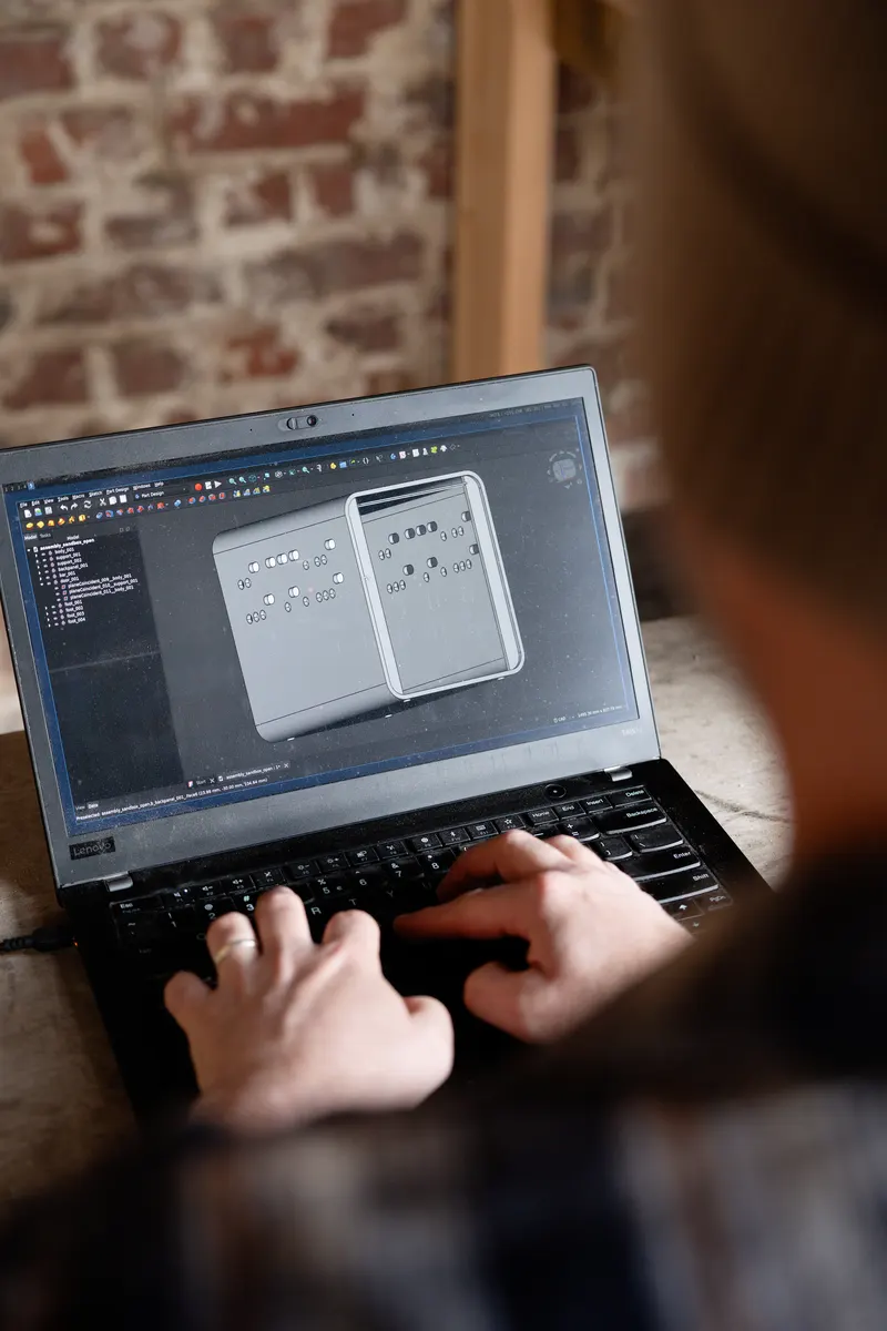 Digital design on computer